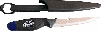Нож разделочный  СЛЕДОПЫ   нетонущий, длина клинка 135 мм в чехле