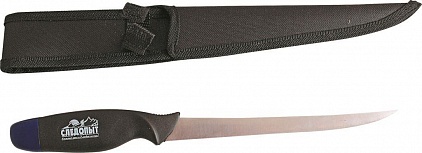 Нож разделочный СЛЕДОПЫТ нетонущий длина клинка155 мм в чехле PF-PK-03